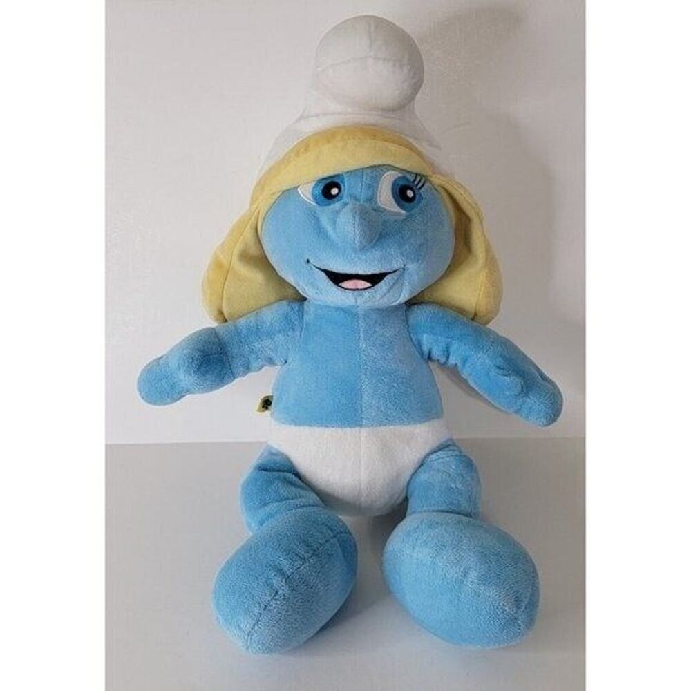 Build a Bear Smurfette Original Plush Stuffed 18” Smurf Girl 2011